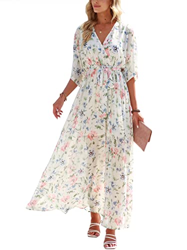 ANRABESS Flowy Floral Maxi Dress