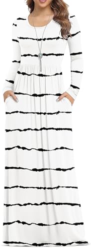 VIISHOW Long Sleeve Loose Maxi Dress (Premium)