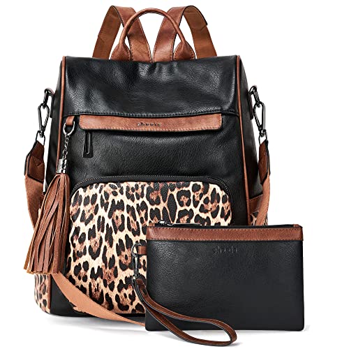 Shrrie PU Leather Backpack