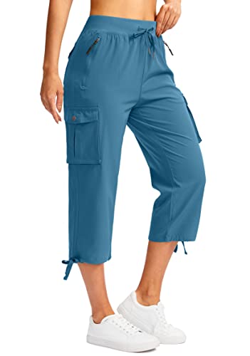 Soothfeel Women's Cargo Capris (6 Pockets)