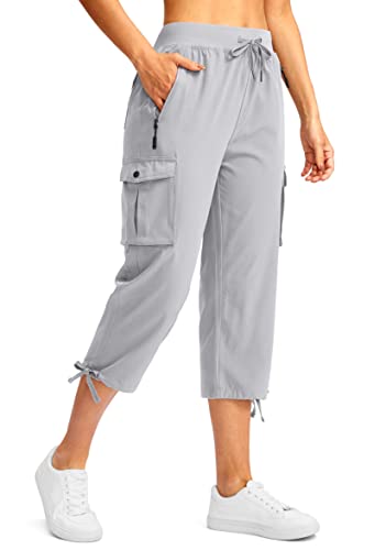 Soothfeel Women's Cargo Capris (6 Pockets)