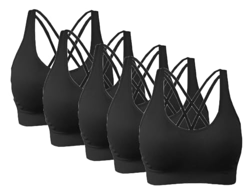 AKAMC Women's Cross Back Sport Bra