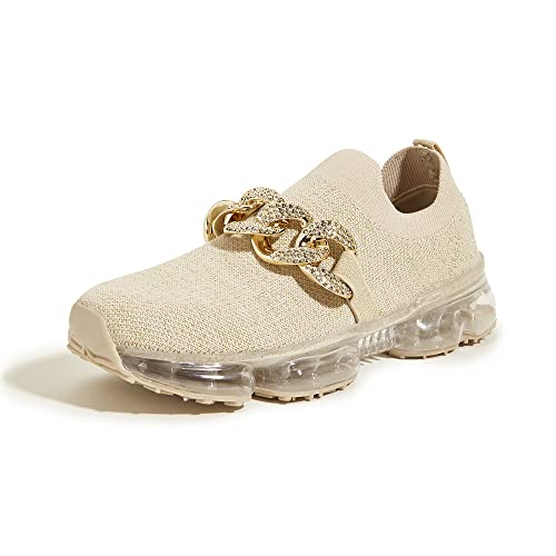LUCKY STEP Women Air Cushion Fashion Sneakers Breathable Casual Comfortable Lightweight Walking Shoes
