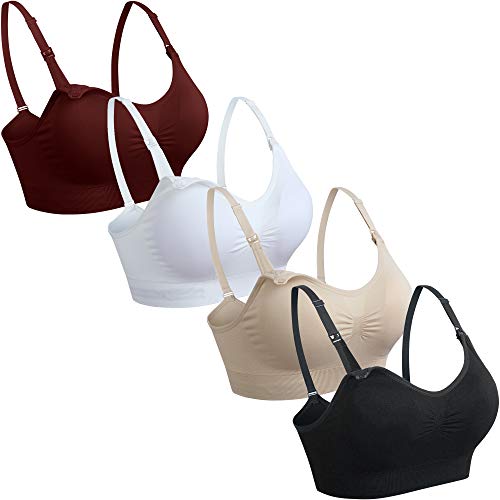 GXXGE 4Pack Nursing Bralette