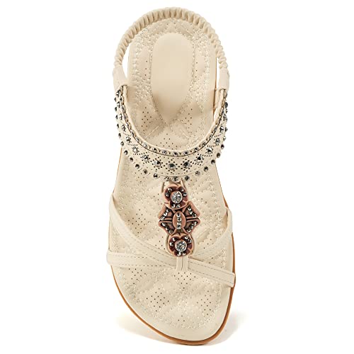 Alicegana Jeweled Comfort Flats