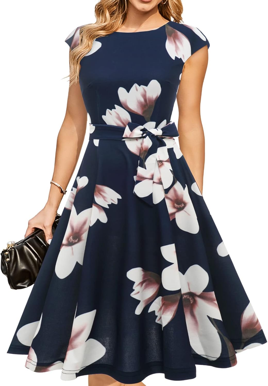 DRESSTELLS Women's Cocktail Dresses, Formal Wedding Guest Church Modest Party Prom Dress 2025
