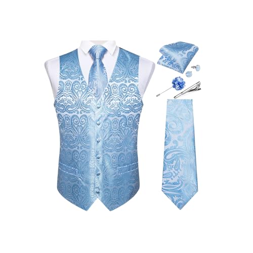 DiBanGu Paisley Vest & Tie
