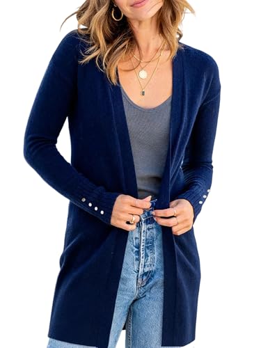 Spicy Sandia Women's Cardigan Sweaters Long Dressy Casual Lightweight Open Front Knit Cardigans for Spring Early Fall