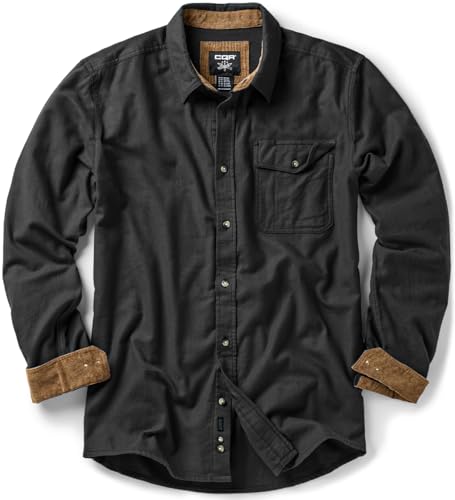 CQR Men's All Cotton Flannel Shirt