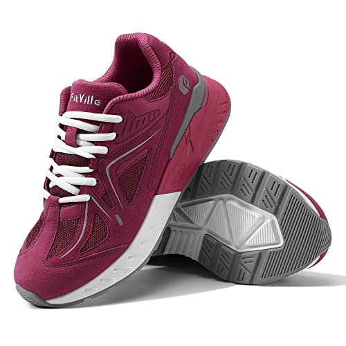 FitVille Women's Extra Wide Walking Shoes
