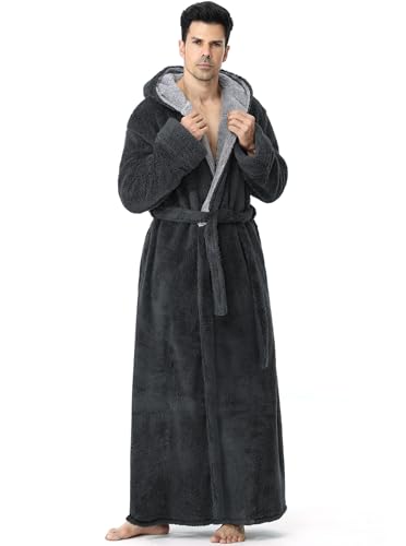 Artfasion Hooded Plush Robe (Navy)