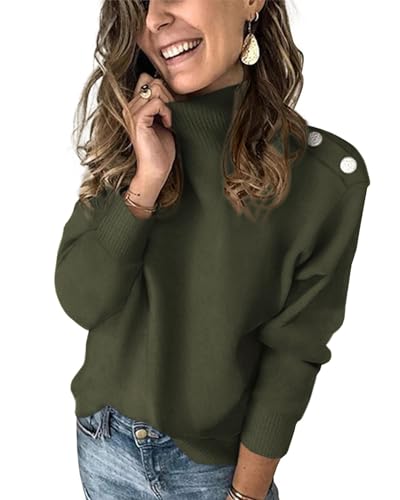 KIRUNDO Striped Mock Turtleneck