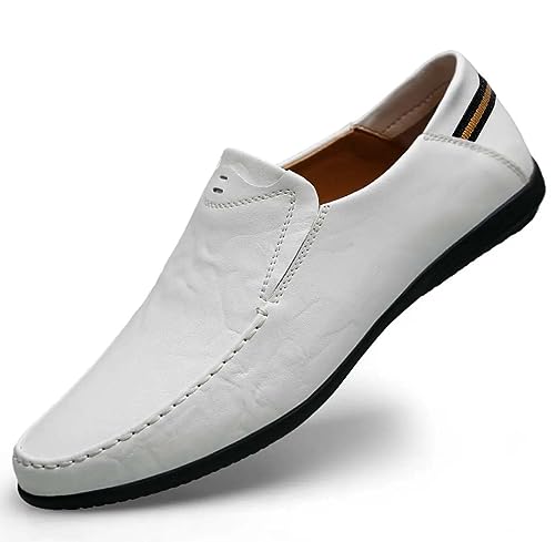 Loafer Premium Genuine Leather Men's Casual Shoes Slip On Mens Driving Penny Loafers for Men Lightweight Breathable