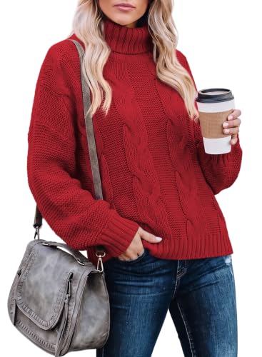 Dokotoo Turtleneck Cable Knit