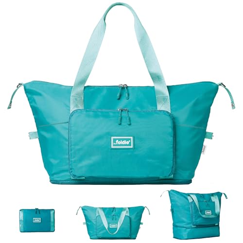 Foldable Travel Tote Bag for Women - 40L Weekender