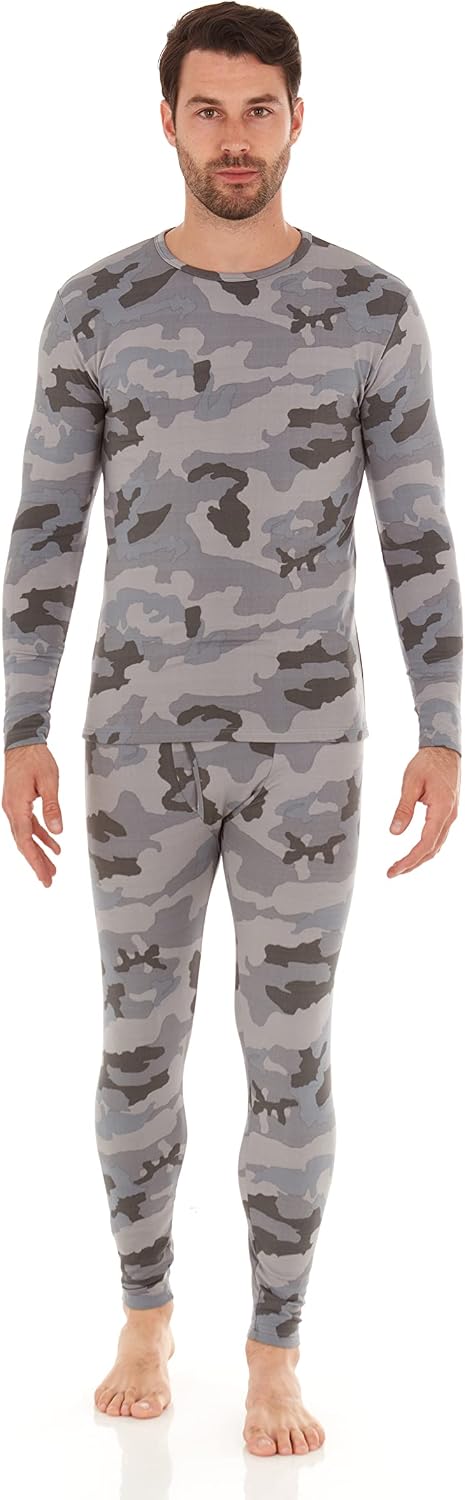 Thermajohn Long Johns Thermal Underwear for Men Fleece Lined Base Layer Set for Cold Weather
