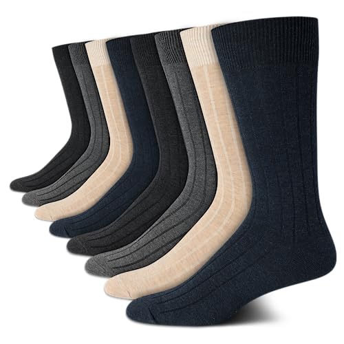 Calvin Klein Men's Dress Socks - 8 Pack