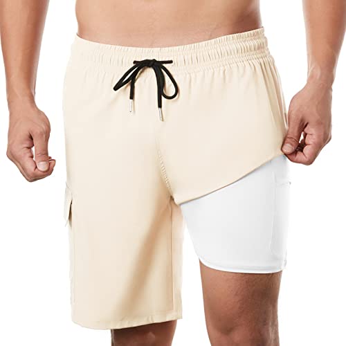 BRISIRA Mens Swim Trunks 9" Inseam