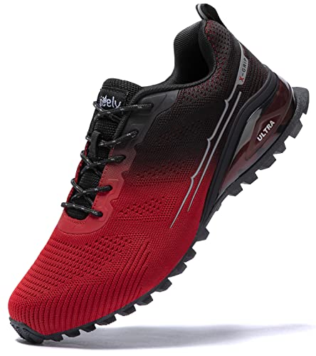 Men's Fashion Sneakers Lightweight Breathable Walking Shoes Tennis Cross Training Shoe Non Slip Trail Running Shoes