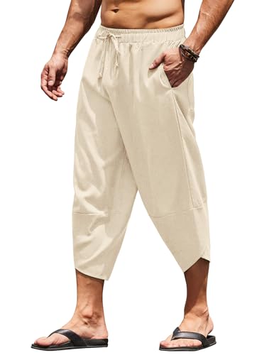 COOFANDY Harem Capri