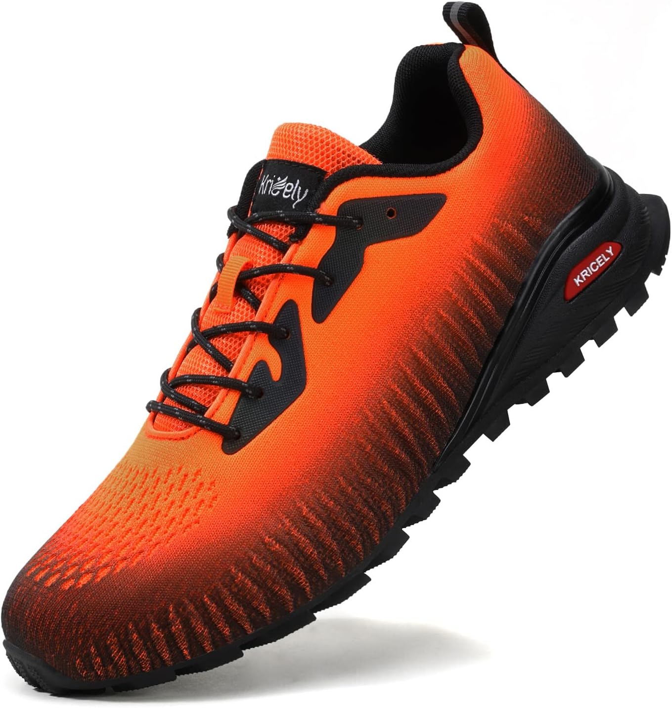 Kricely Men's Trail Running Shoes Fashion Walking Hiking Sneakers for Men Tennis Cross Training Shoe Outdoor Sneaker Mens Casual Workout Footwear