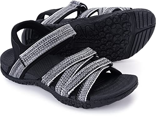 WHITIN Womens Hiking Sandals with Arch Support