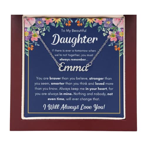 To My Beautiful Daughter Necklace