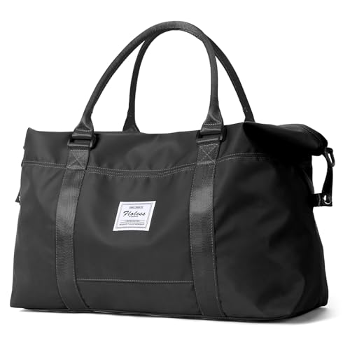 Travel Duffel Bag, Sports Tote Gym Bag, Shoulder Weekender Overnight Bag for Women