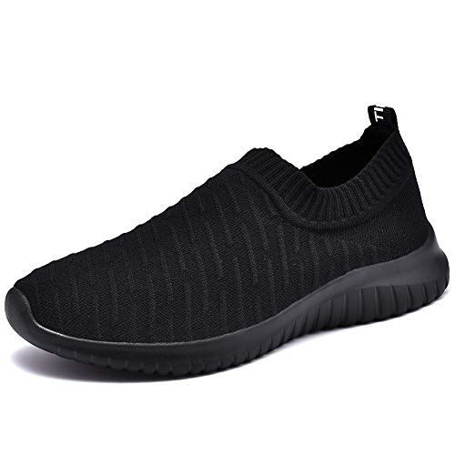 TIOSEBON Women's Athletic Walking Shoes Slip On Casual Mesh-Comfortable Tennis Workout Sneakers