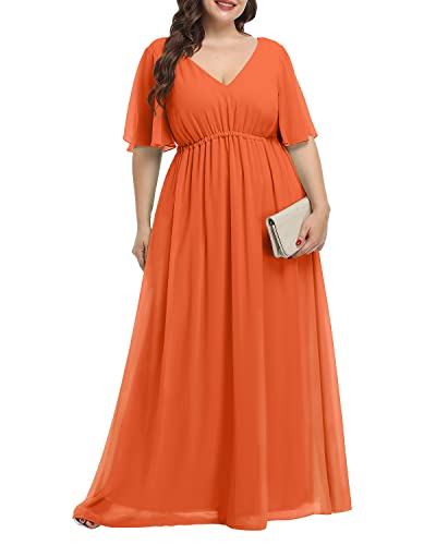 Pinup Fashion Bridesmaid Chiffon Maxi (Maternity)