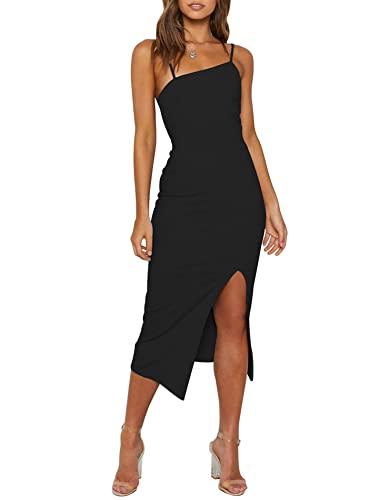 OWIN Adjustable Spaghetti Strap Midi