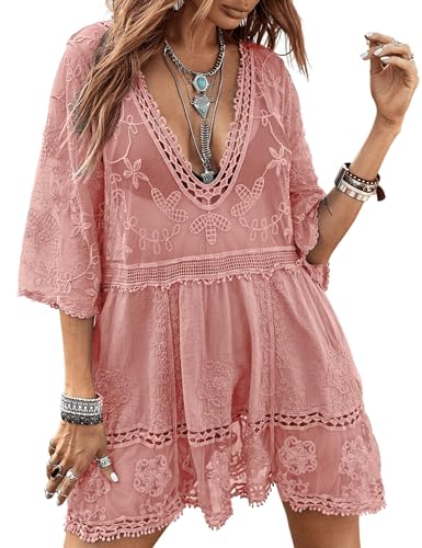 Eomenie Contrast Lace Cover Up (Budget Pick)