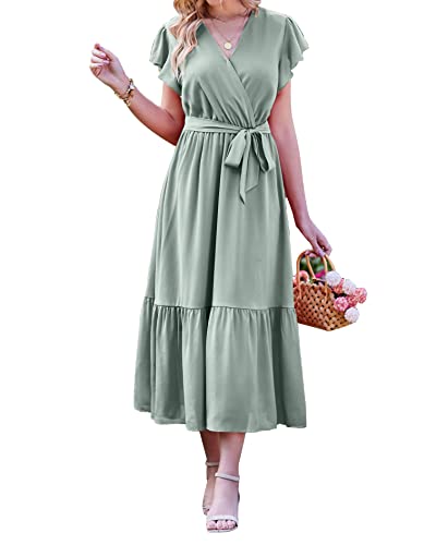 BTFBM Wrap Midi Dress