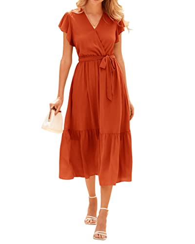 BTFBM Wrap Midi Dress