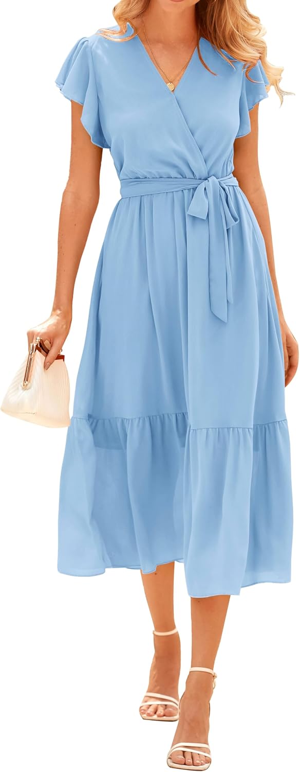 BTFBM Bohemian Wrap Dress