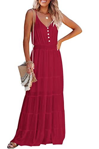 PRETTYGARDEN High Elastic Waist Maxi