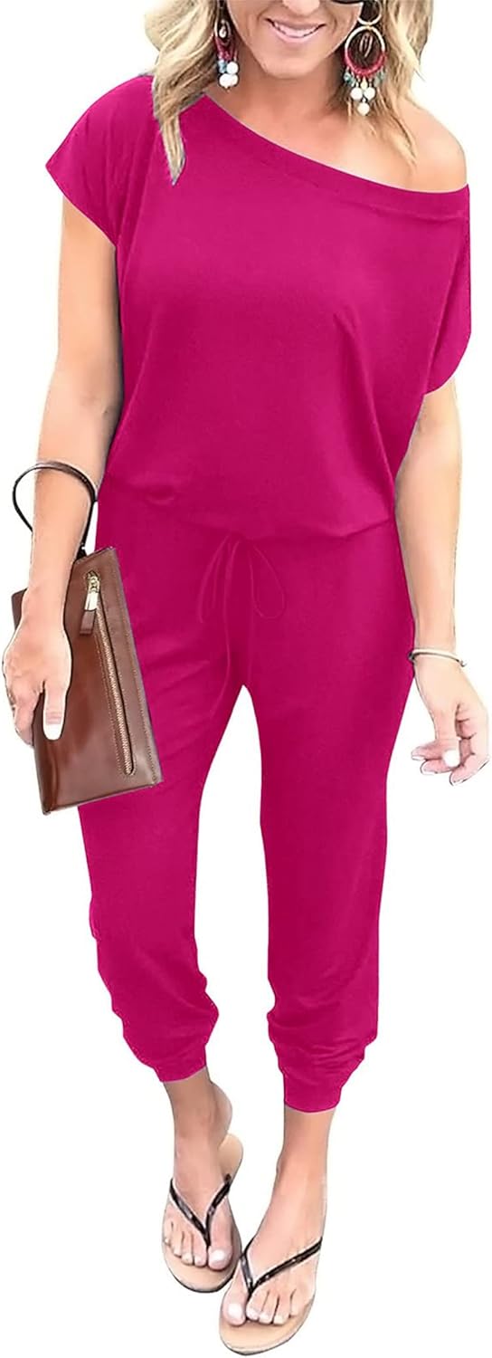 PRETTYGARDEN Off-Shoulder Jumpsuit