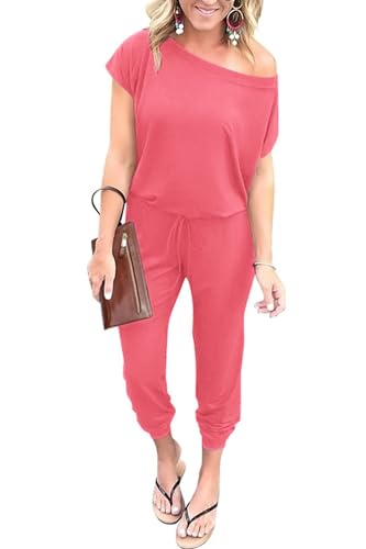 PRETTYGARDEN Off-Shoulder Jumpsuit