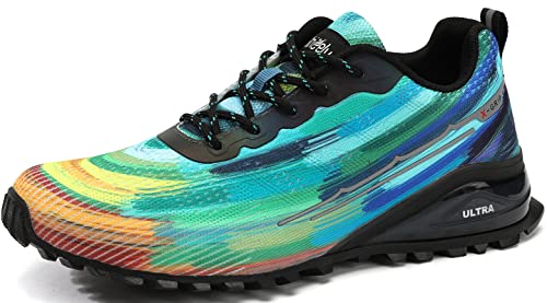 Men's Fashion Sneakers Lightweight Breathable Walking Shoes Tennis Cross Training Shoe Non Slip Trail Running Shoes