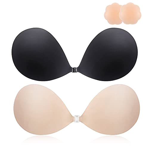 Fiviow Push Up Sticky Bra (2 Pack)