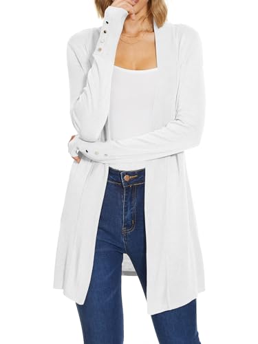 Spicy Sandia Women's Cardigan Sweaters Long Dressy Casual Lightweight Open Front Knit Cardigans for Spring Early Fall