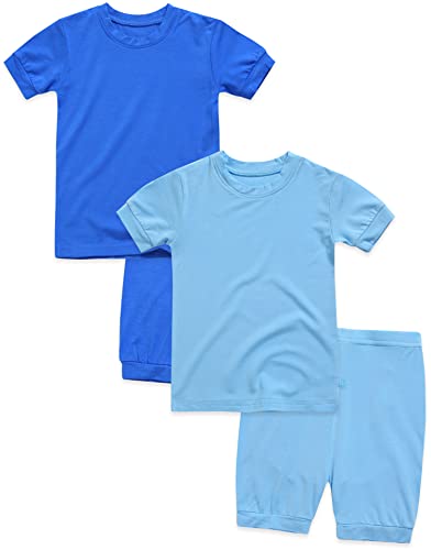 VAENAIT BABY Kids Sleepwear Pajamas Short Soft Cool Summer Viscose Pjs 2pcs Set