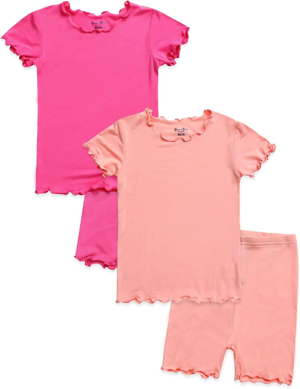 VAENAIT BABY Kids Sleepwear Pajamas Short Soft Cool Summer Viscose Pjs 2pcs Set