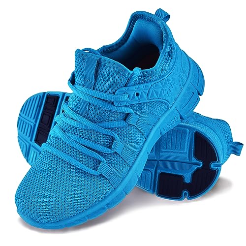 INZCOU Running Shoes Lightweight Tennis Shoes Non Slip Gym Workout Shoes Breathable Mesh Walking Sneakers