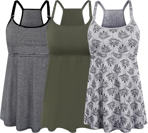 SUIEK 3 Pack Nursing Tank (B0BZVWBL2K)