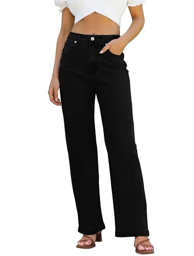 ETTELO High Waisted Straight Jeans