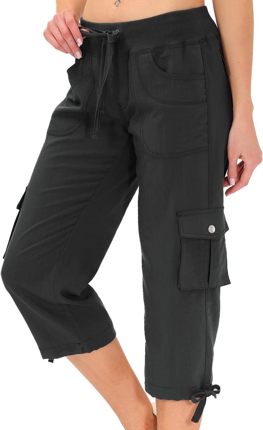 MoFiz Women's Cargo Capris