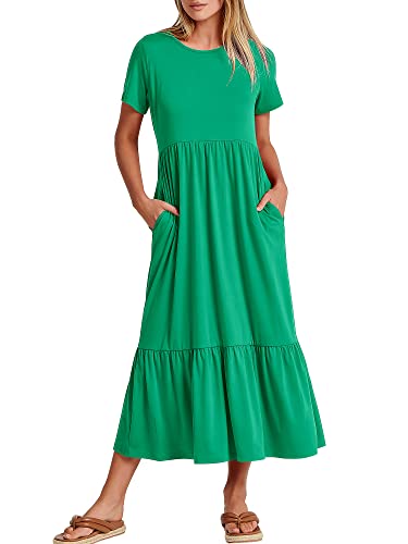 ANRABESS Tiered Maxi Dress