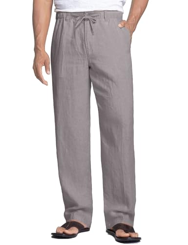 COOFANDY Men's Casual Linen Pants