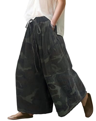 UQJE Women's Wide Leg Baggy Jeans